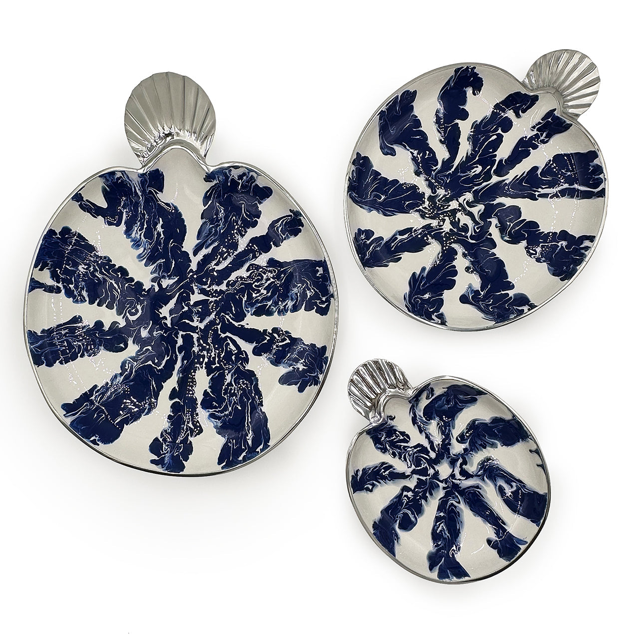 LA MAR Round Serving Platter - Nima Oberoi Lunares 