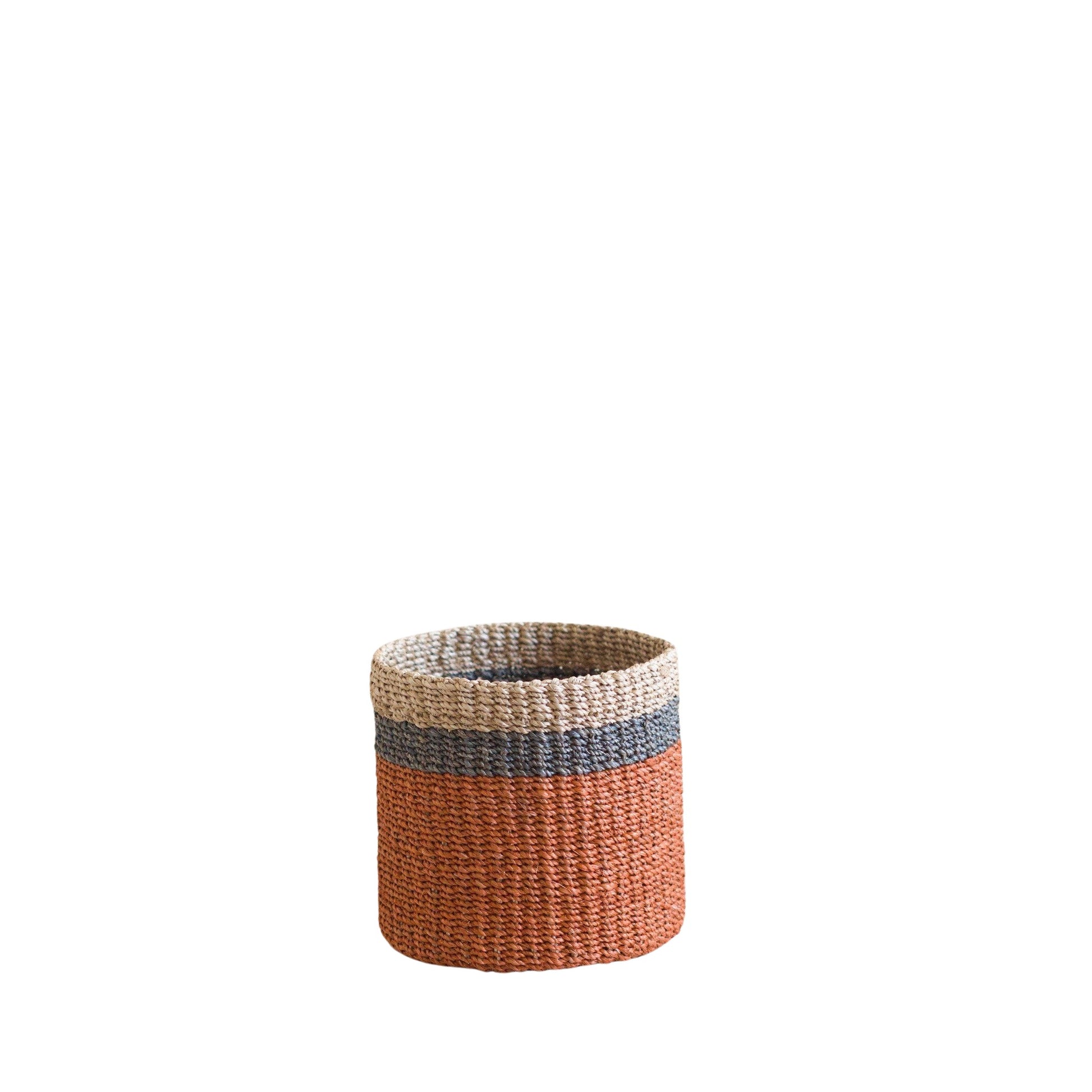 Baskets - Coral Tabletop Mini Basket - Handwoven Baskets | LIKHÂ - LIKHÂ