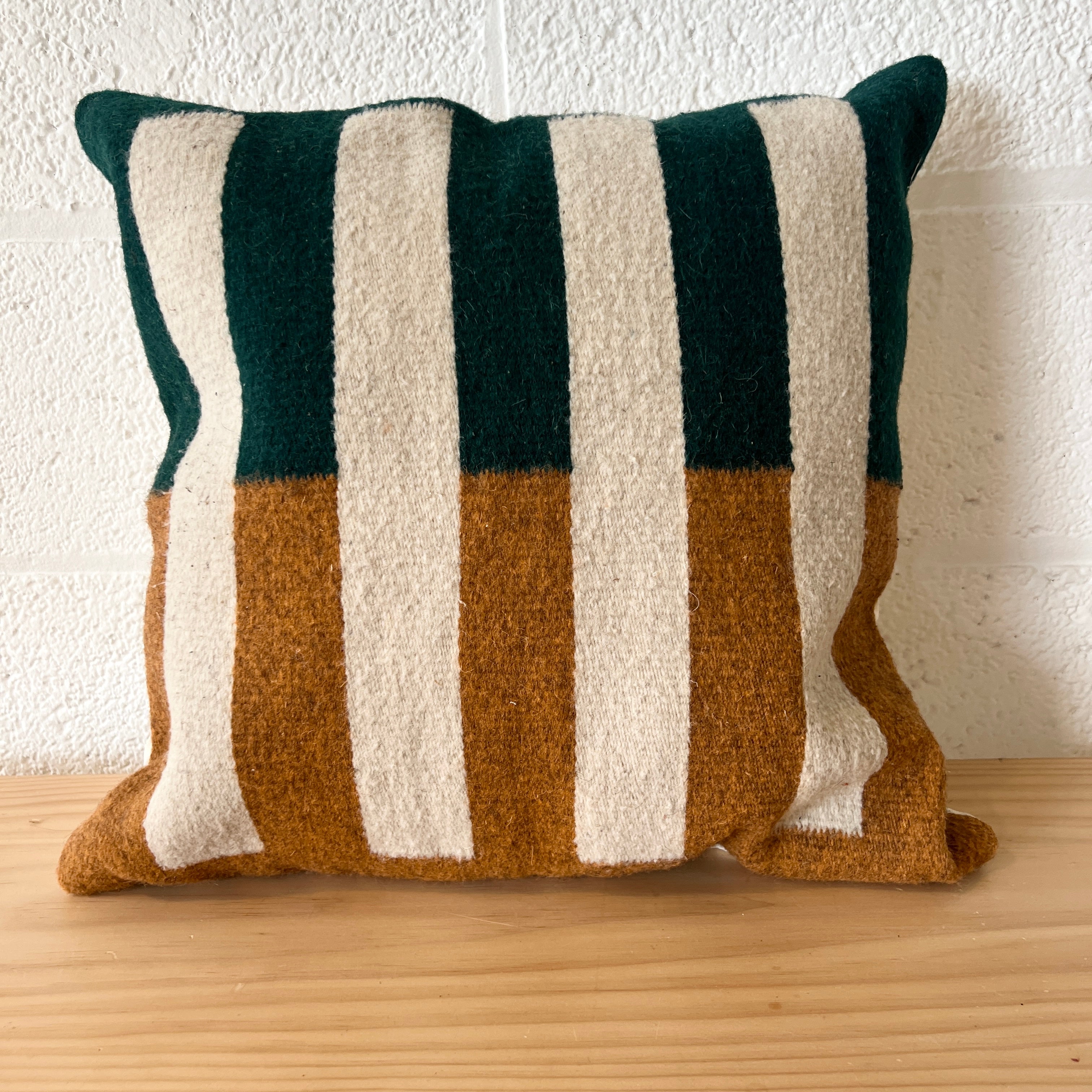 LOOM Imports Wool Tri Colored Pillow Nº2