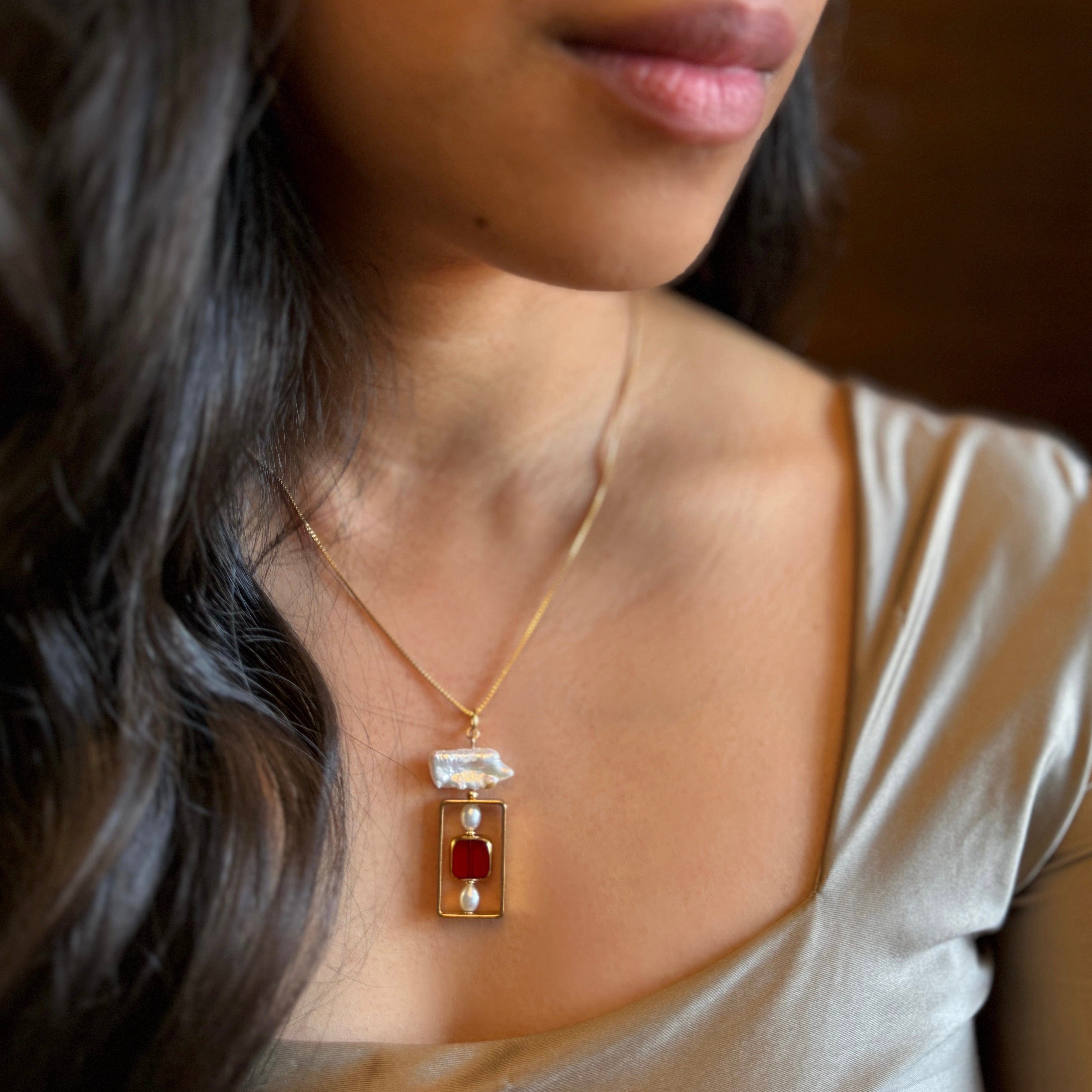 Art 2311N x Pearls Chain Necklace