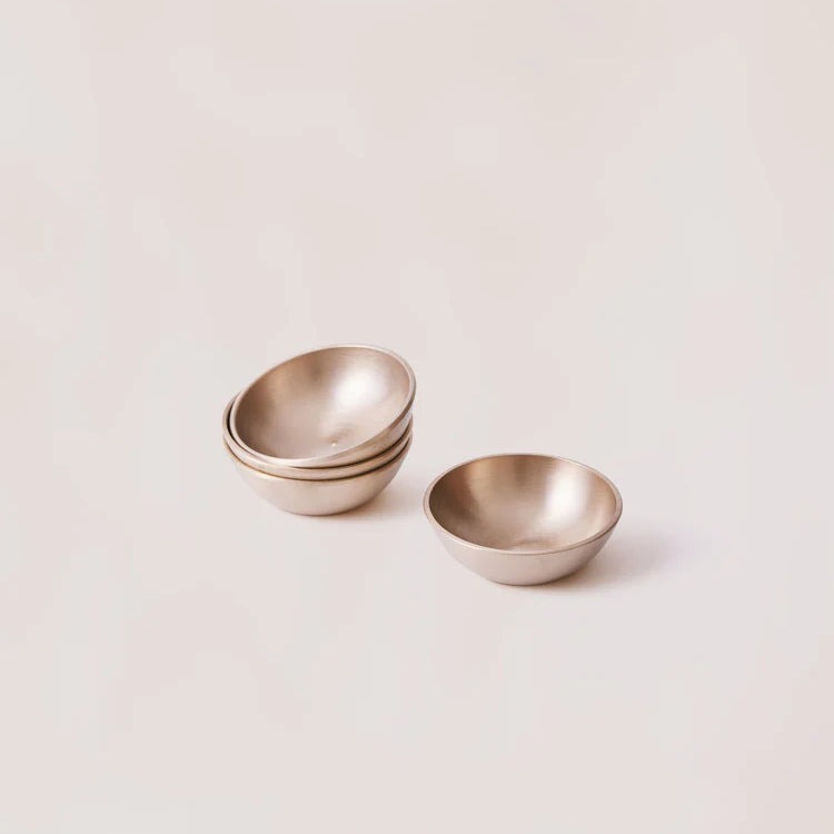 Bronze Kansa Dip Bowl, 1.5" - Thumbnail 3