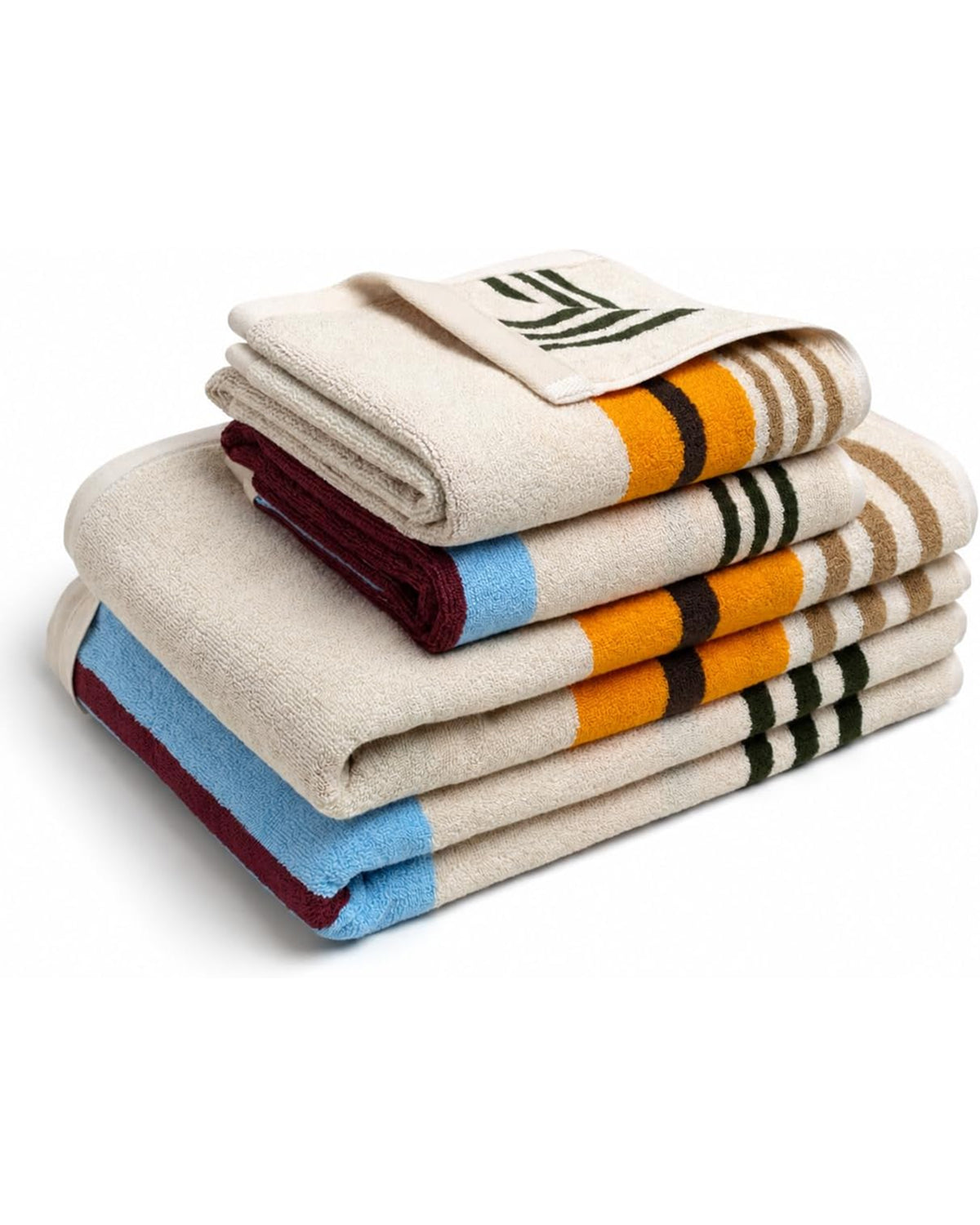 Everlayer Plush  Cotton Reversible Towel - Janus Composition