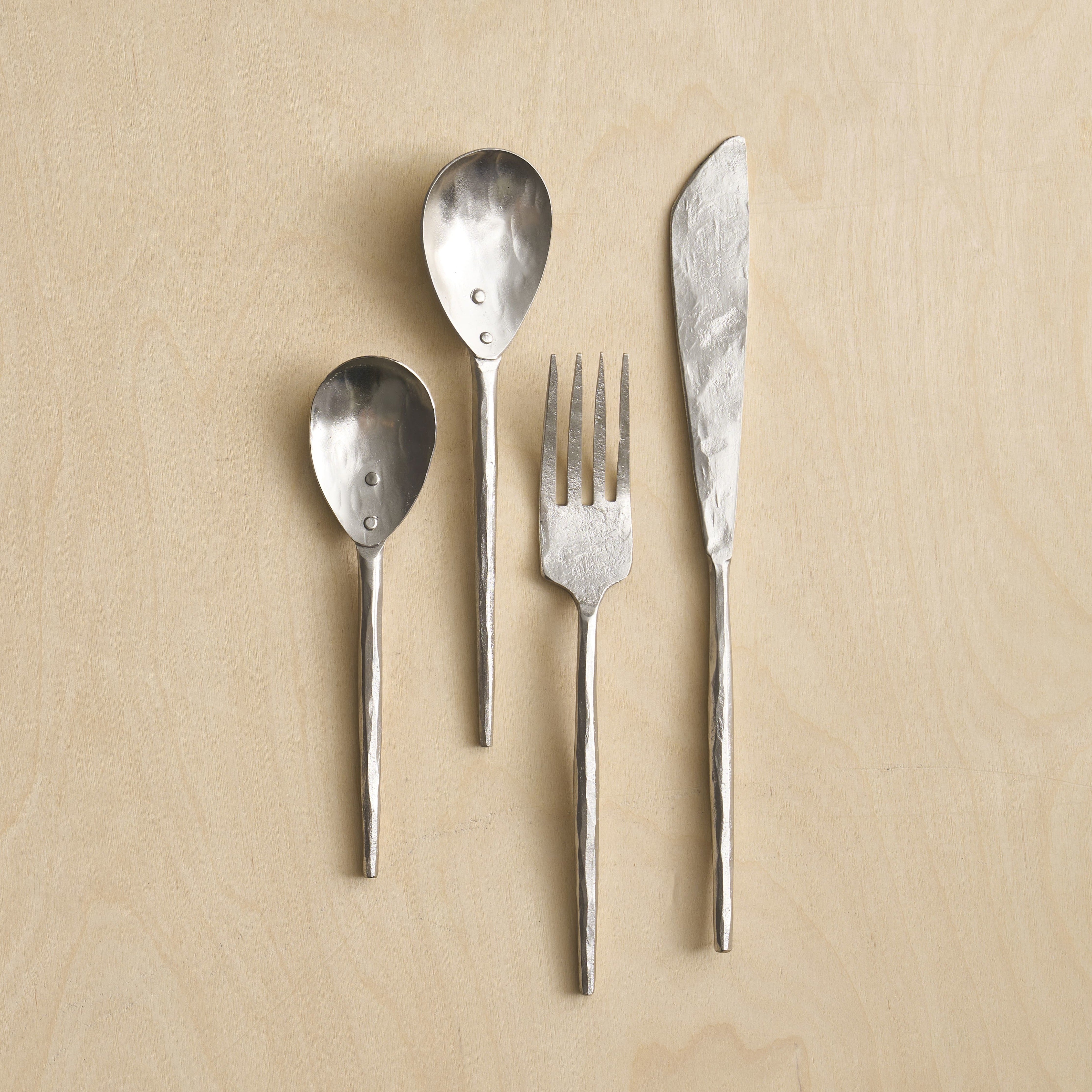 Forge Pewter Flatware - Set of 4