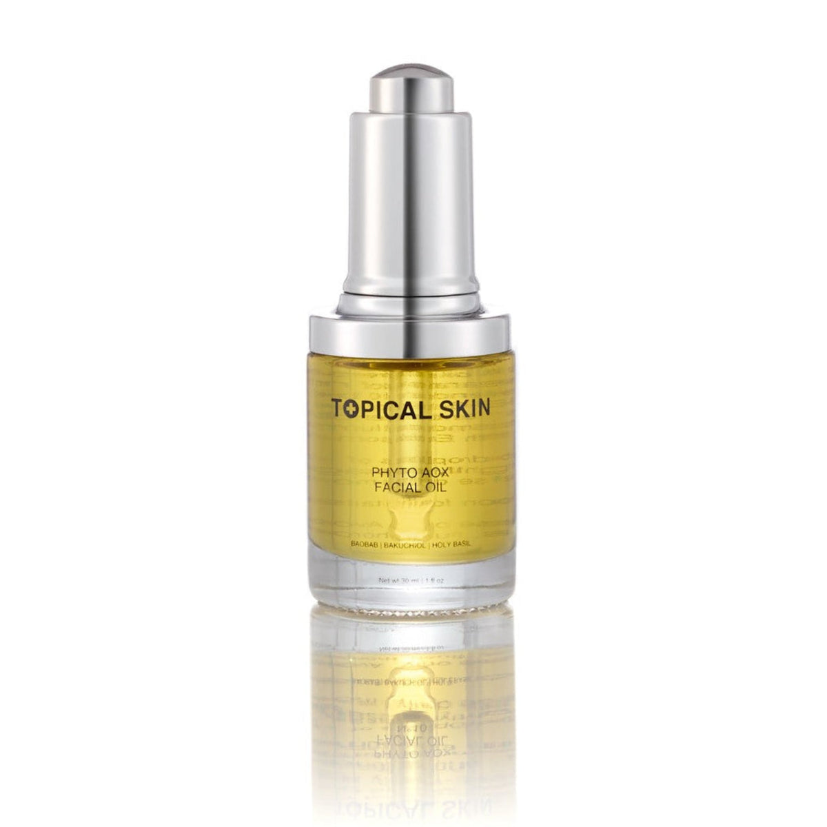 Phyto AOX Facial Oil N°10 with Exposome Defense Technology TOPICAL SKIN facial oil in golden amber glass with silver cap