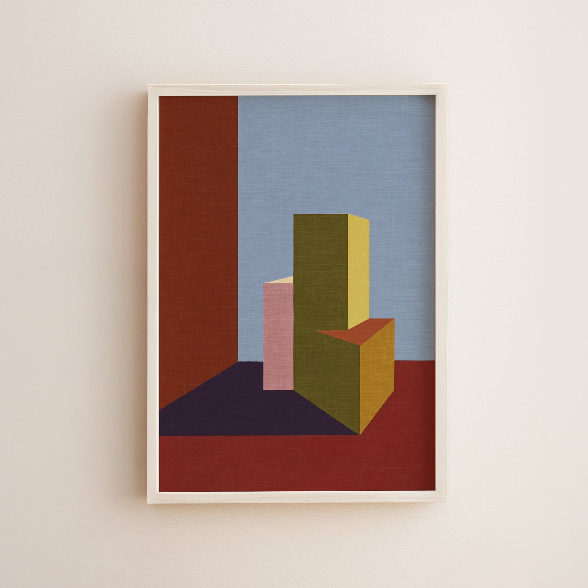 Form and Structure No. 06 — Geometric Abstract Art Print