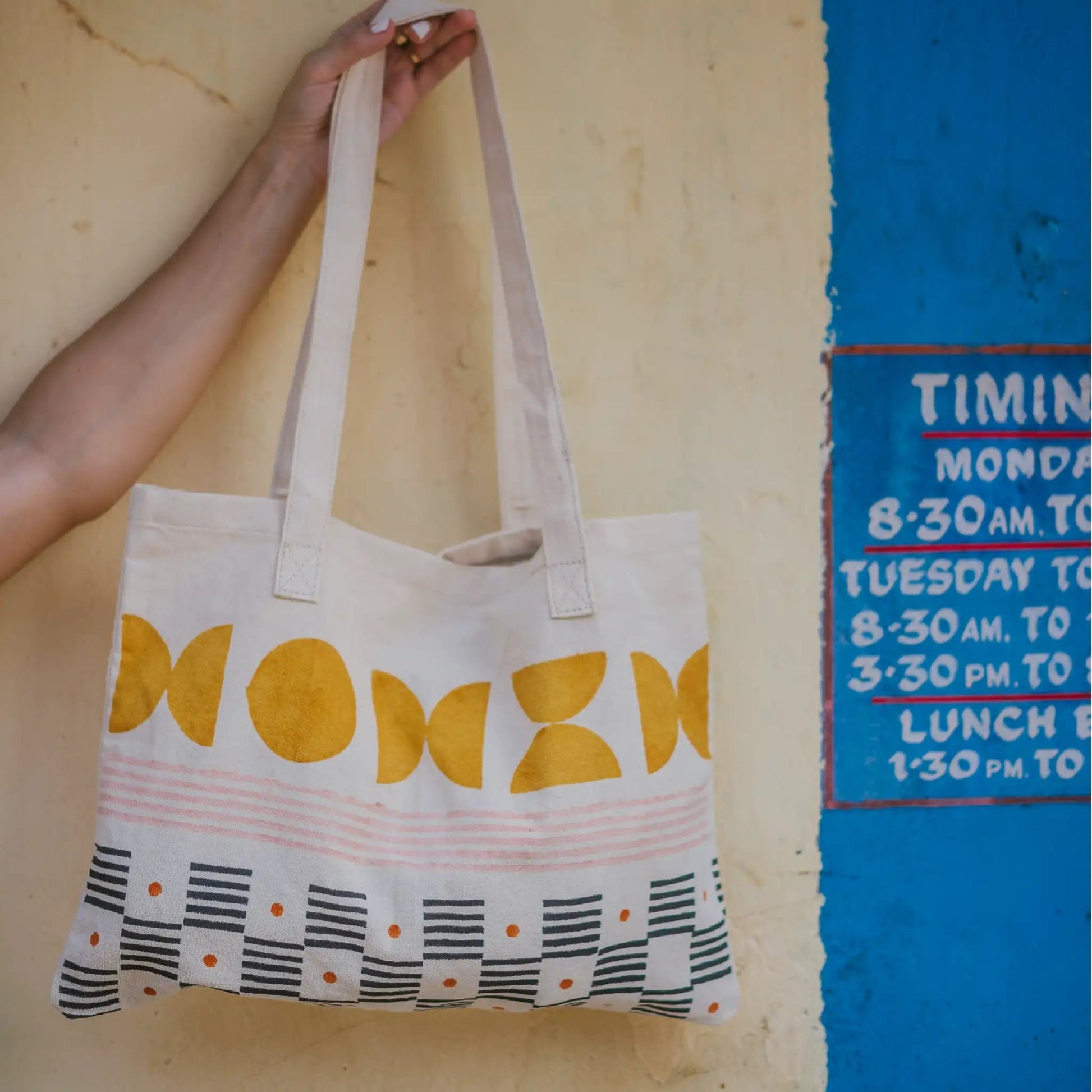Block Printing Kit - Abstract Print Tote Bag - JOYN