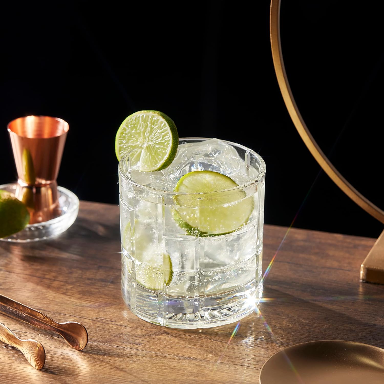 Premium Double Rocks Whiskey Glass