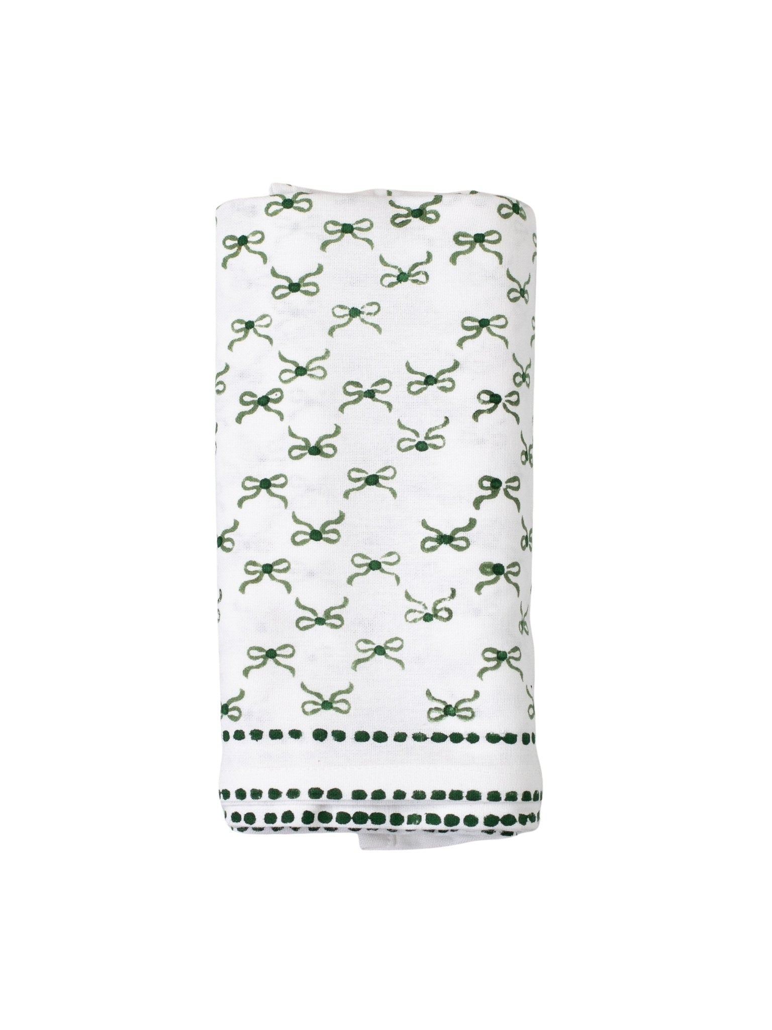 Table Throw - Bow, Sage & Evergreen - The Mended Company