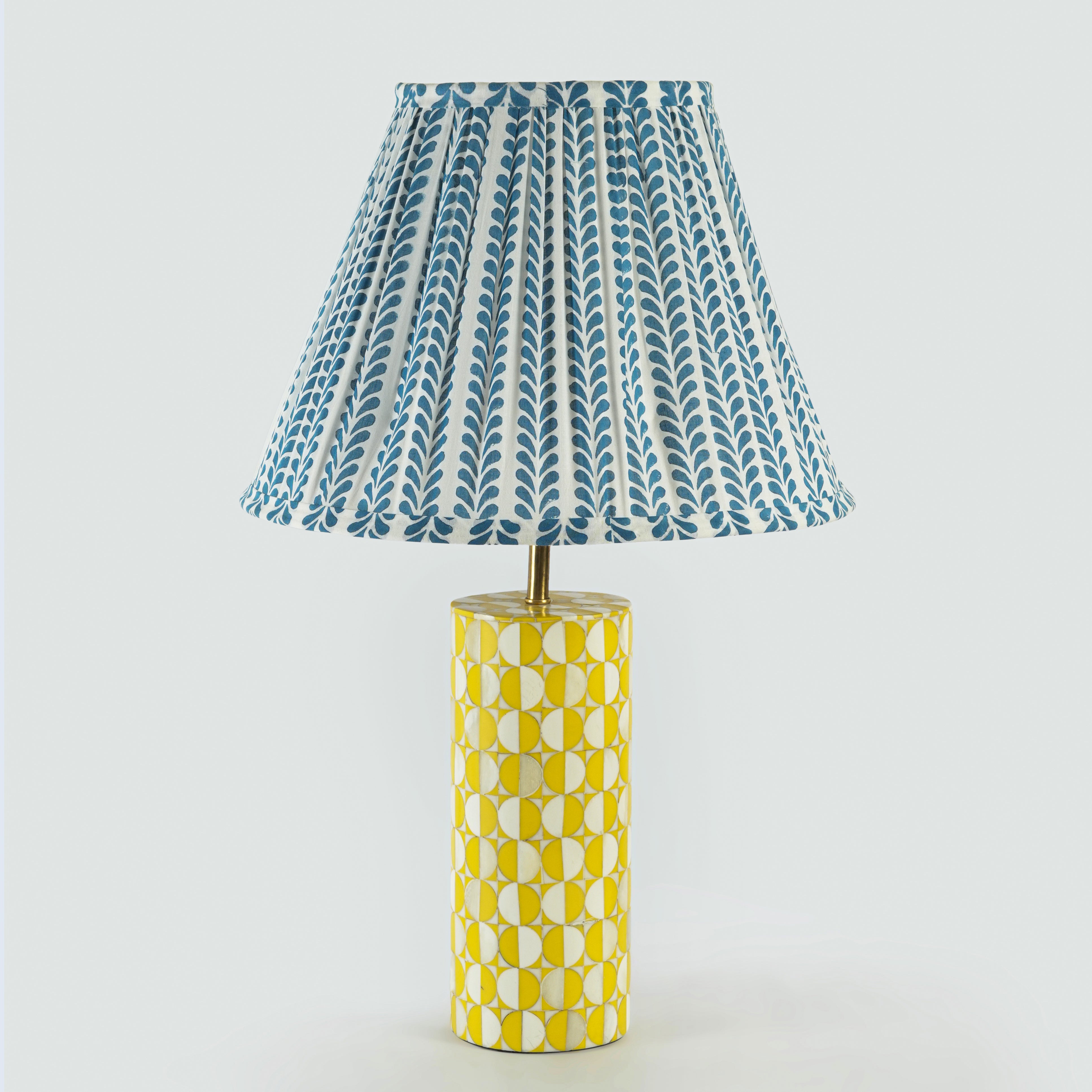 Flourish Handblocked Lampshade - Thumbnail 3