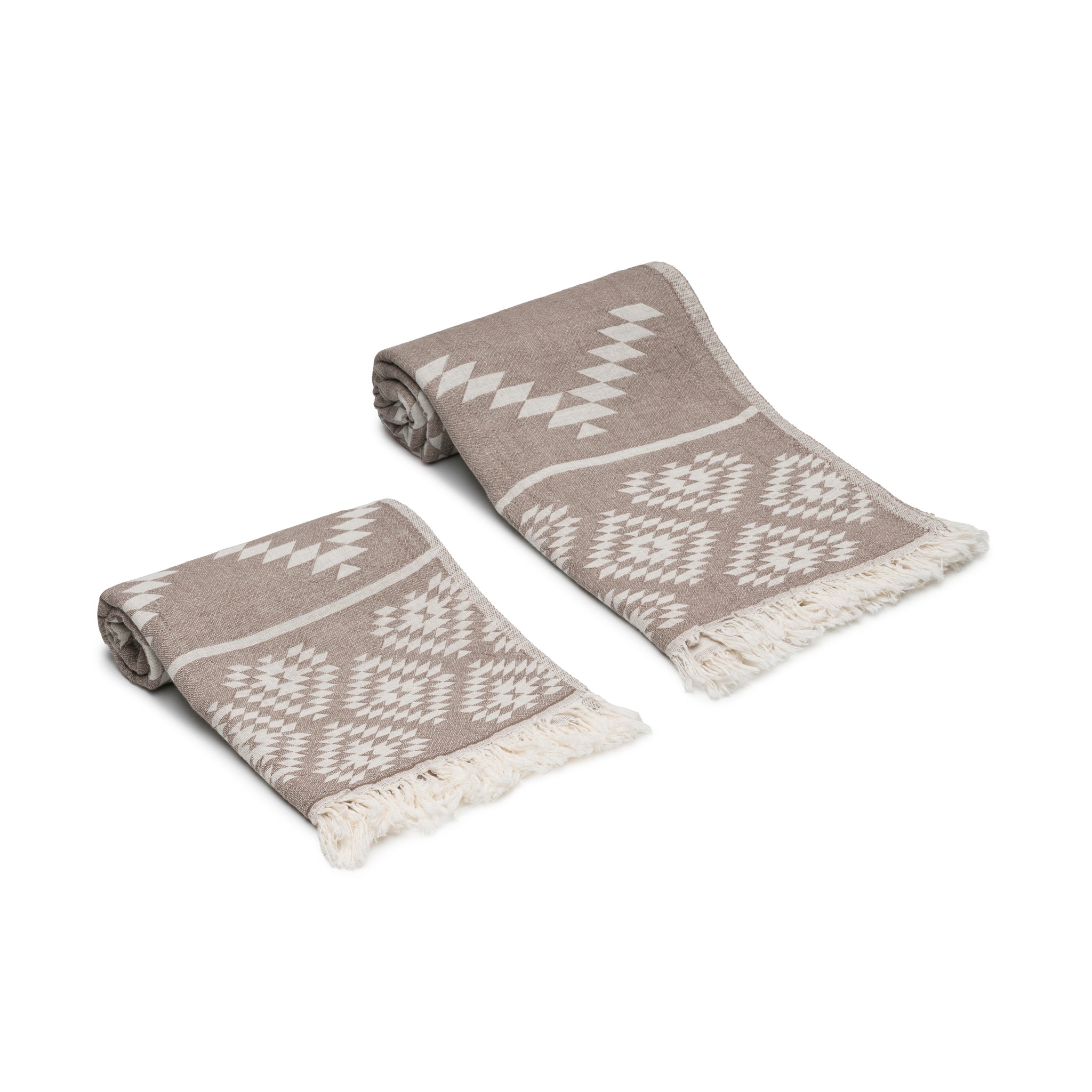 Aztec Turkish Cotton Bath and Hand Towels