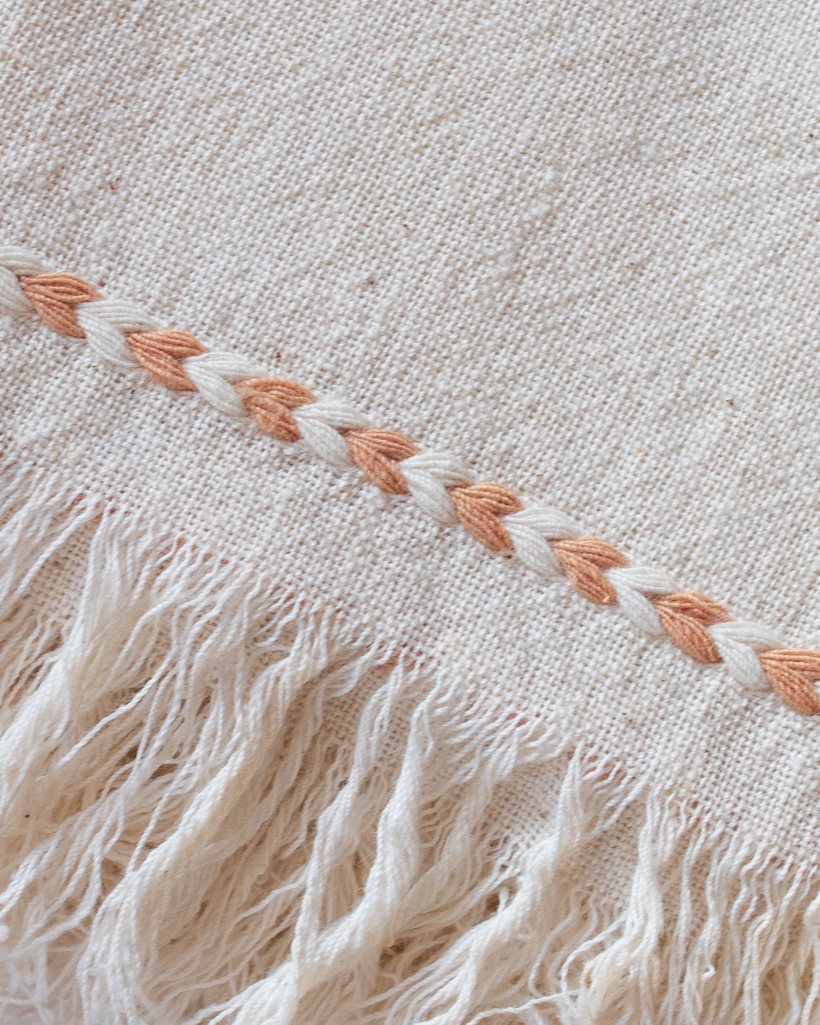 Tan Braid Detail Napkin - Thumbnail 3