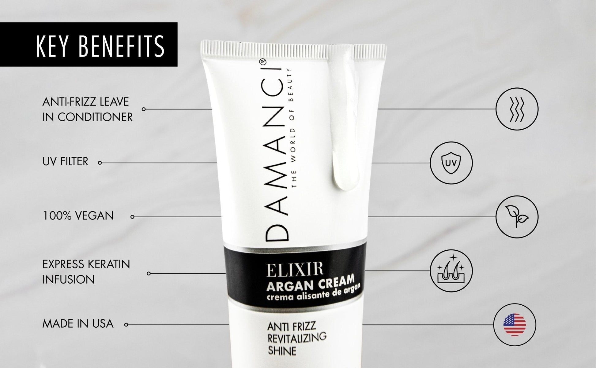 Elixir Argan Cream - DAMANCI® Better hair, better you!