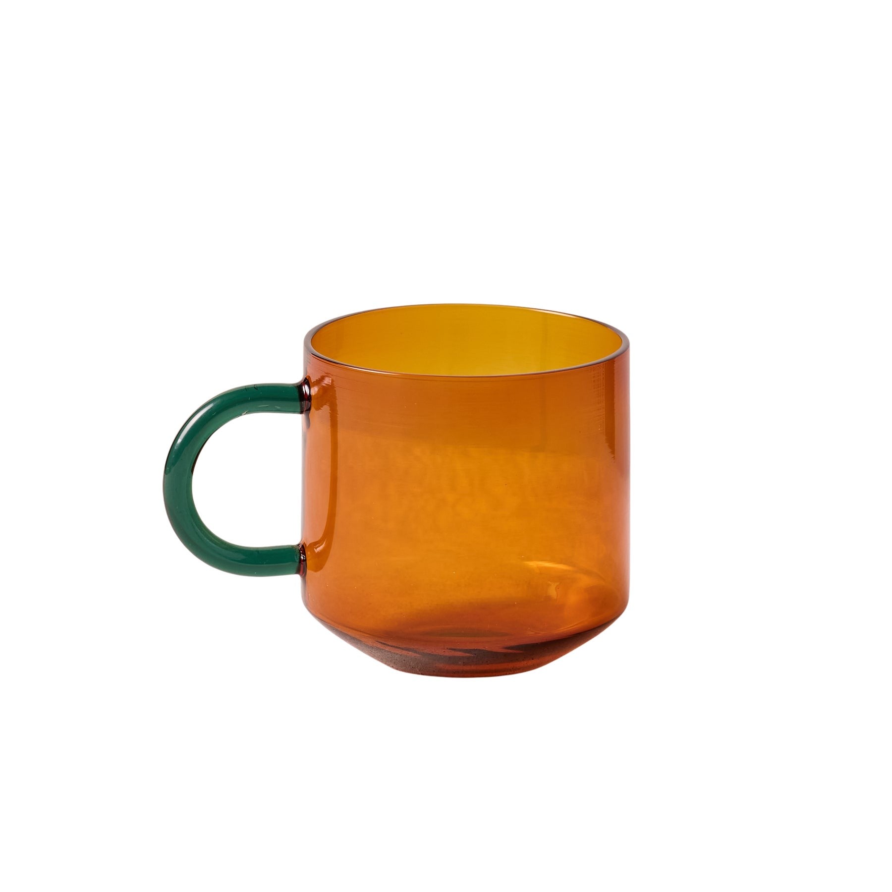 Niko Glass Mug, Amber
