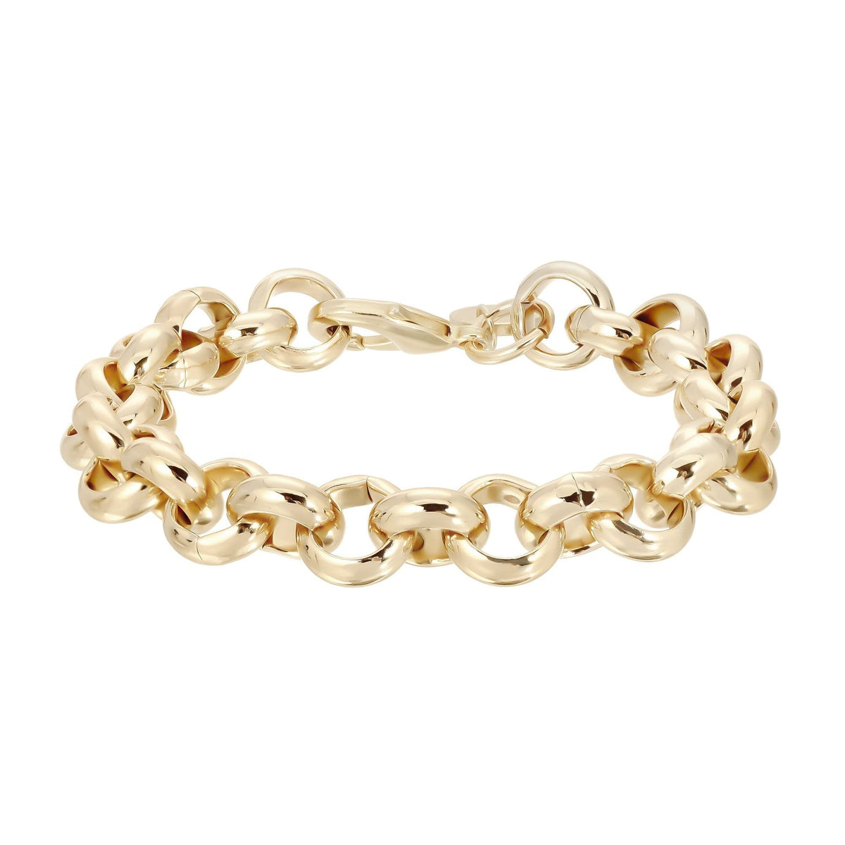 Gold chain-link bracelet from Mens Royal Bracelet collection looks stylish and premium