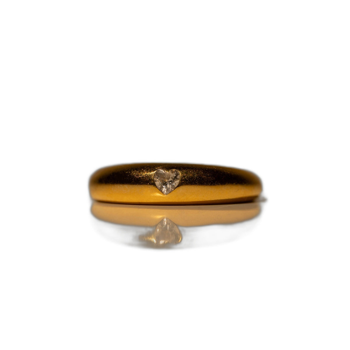 Heart Gem Adjustable Ring
