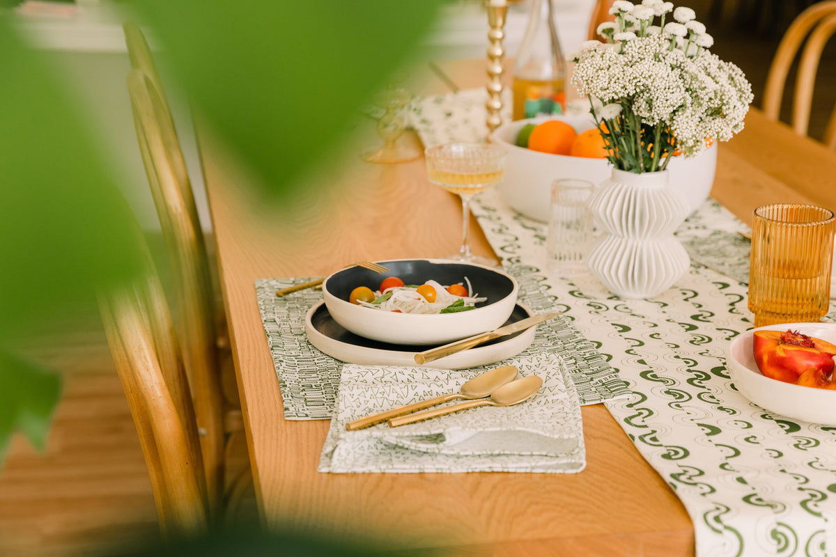 Basilone in Cereus - Pair of Napkins - at300nelson