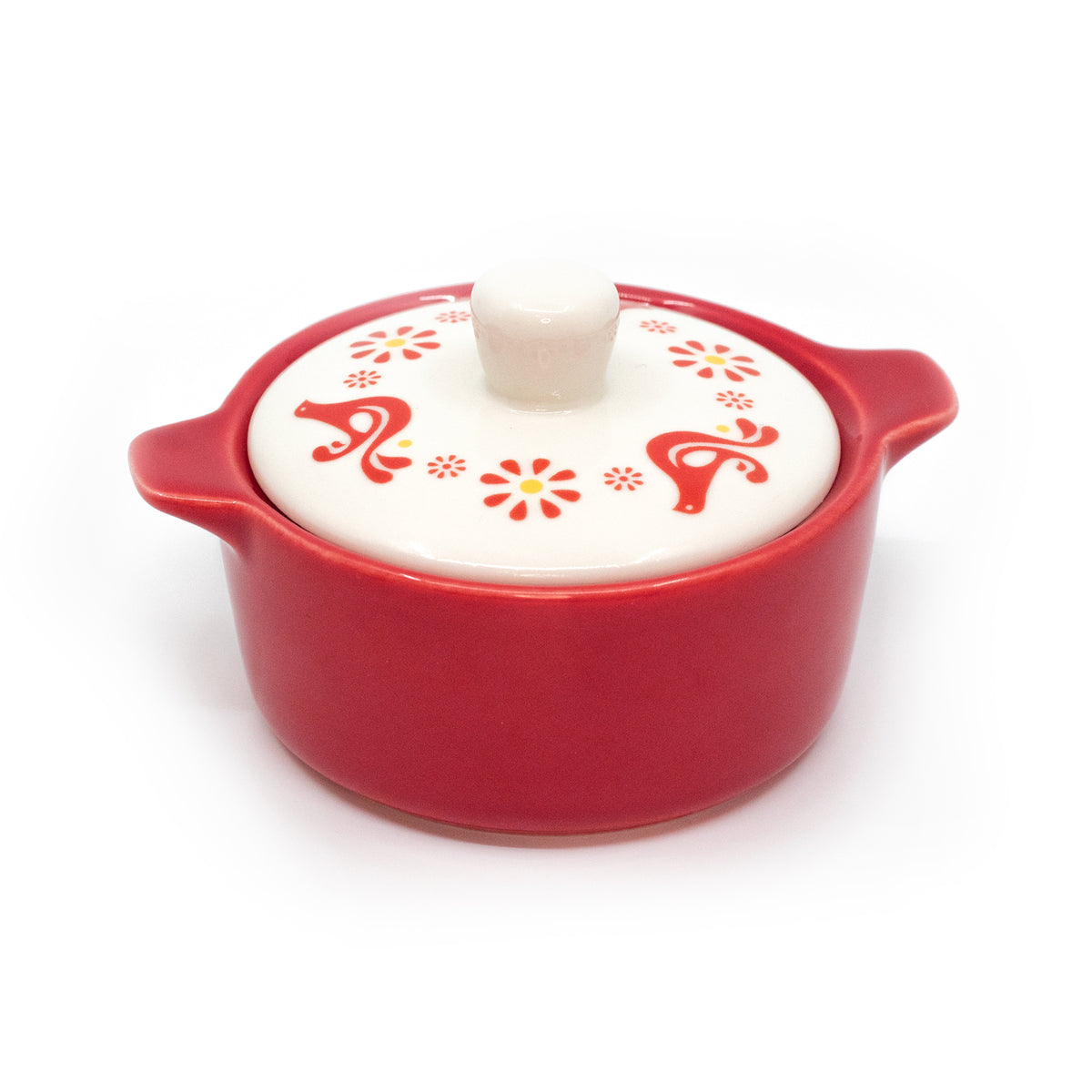 Pyrex-Inspired Friendship Casserole Ceramic Trinket Box