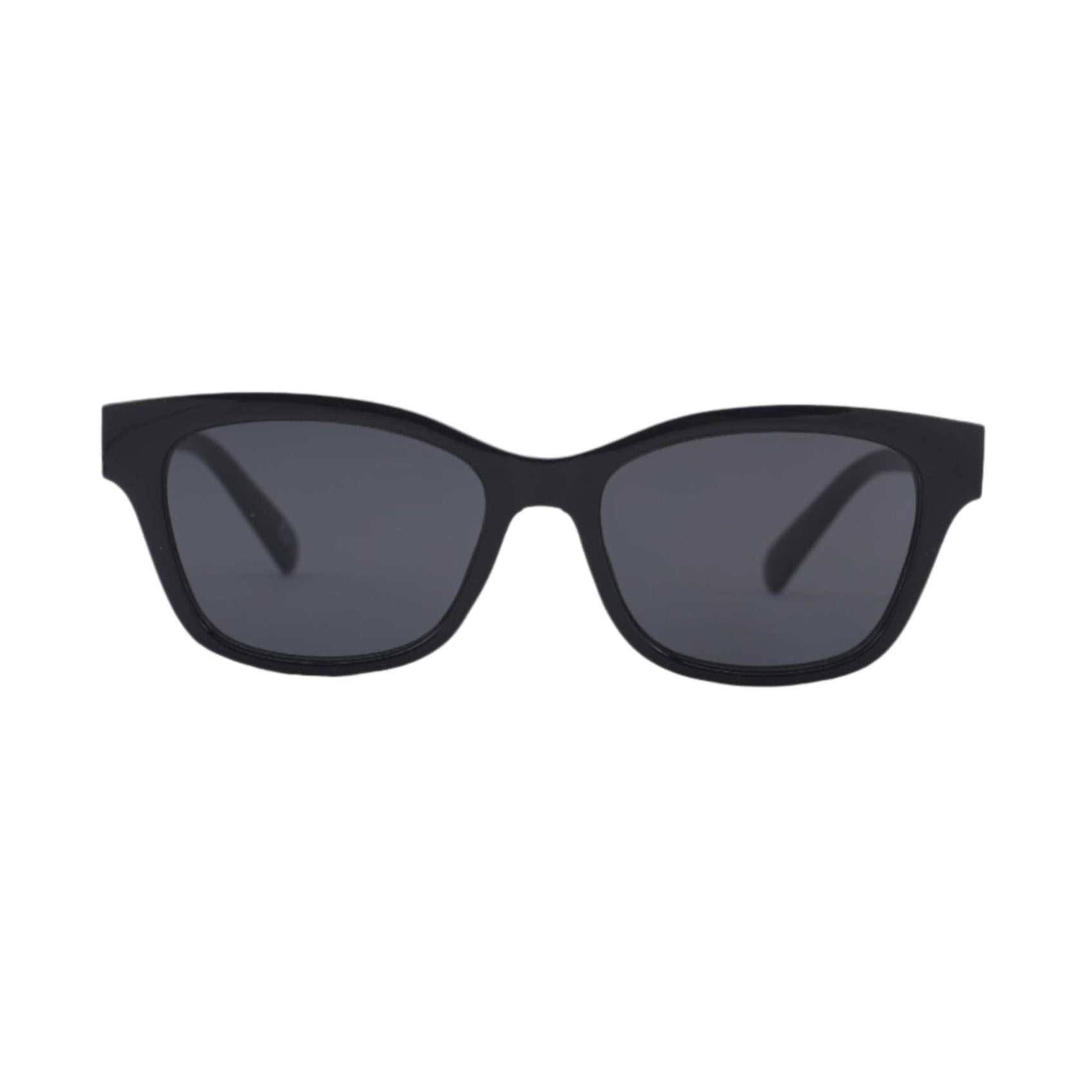 SAD Eyewear Pony wayfarer rectangle sunglasses in black with UV protection lenses