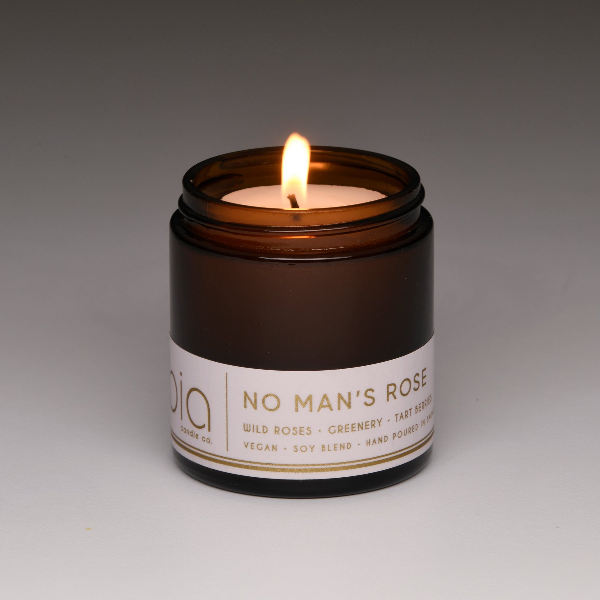NO Man's Rose Scent candle 
