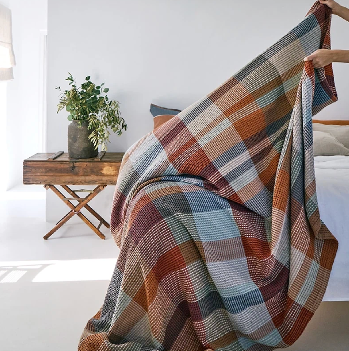Throw Cotton Vrou  Double - Cedarwood