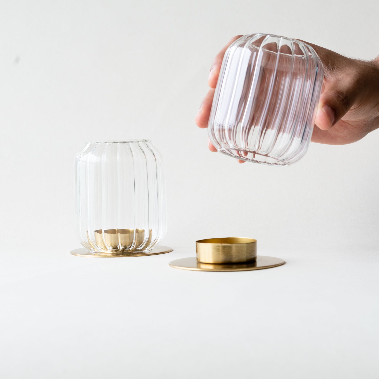 Fleck Kira Glass Lantern - Thumbnail 2