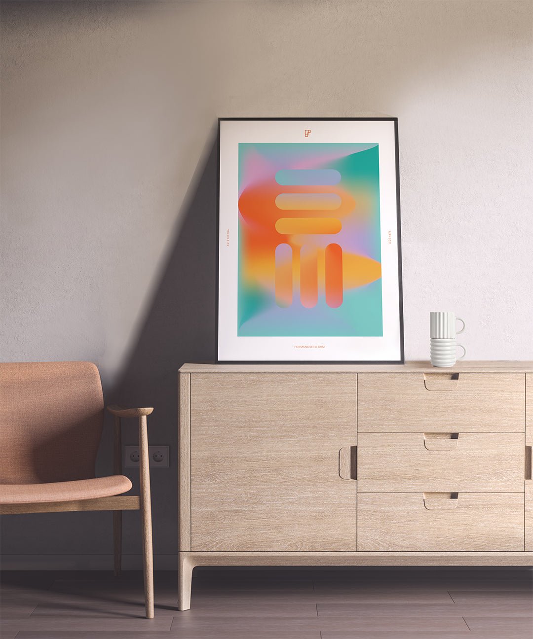 Palette Digital Artwork - Form&Seek