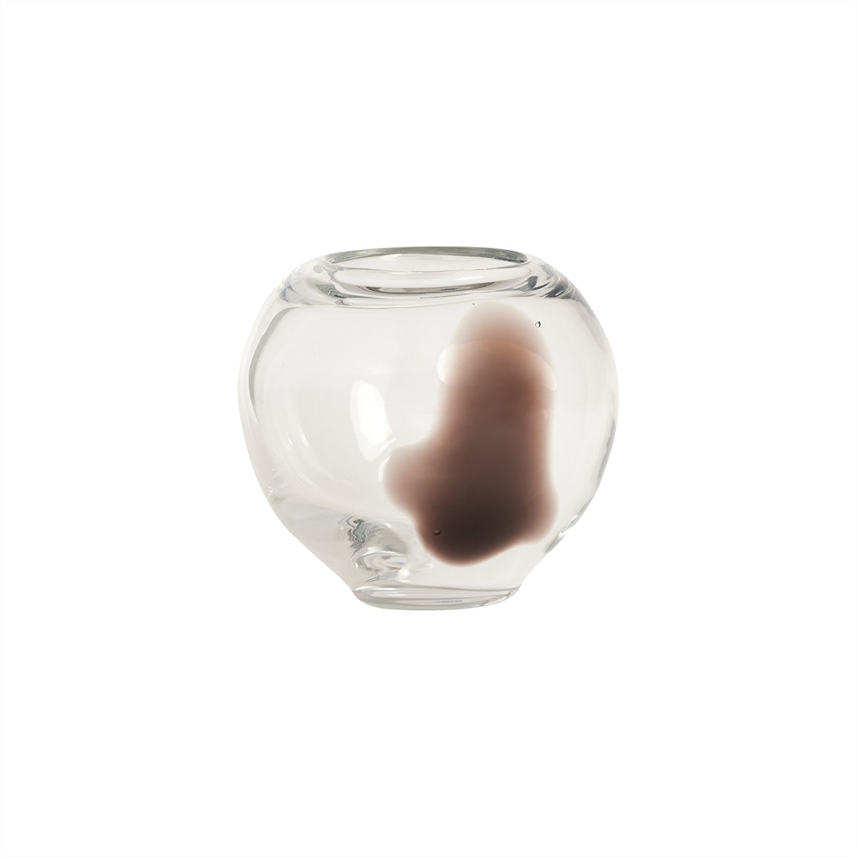 Jali Small Vase In Choko 1