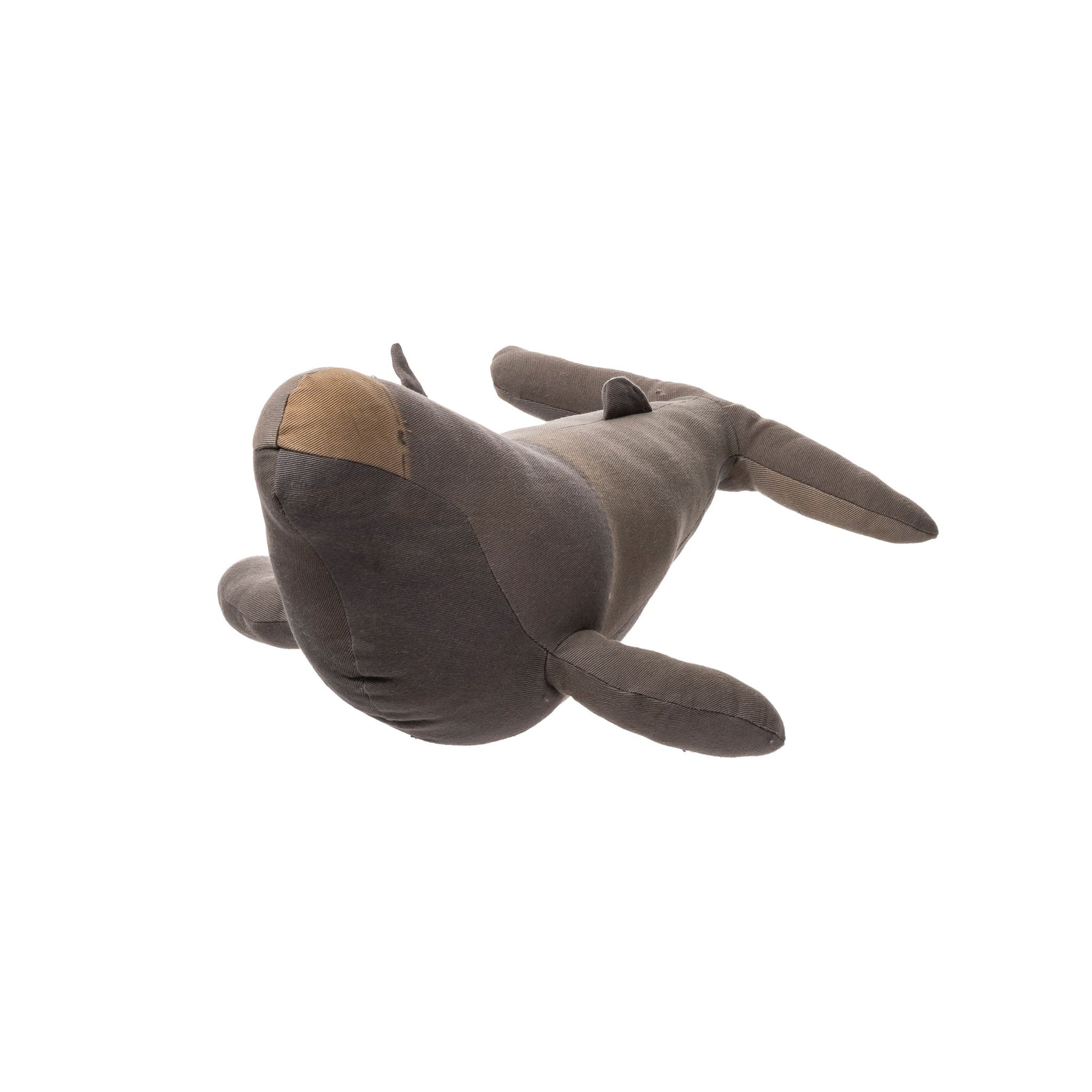 Vintage Fabric Stuffed Animal Dog Design By Puebco 5