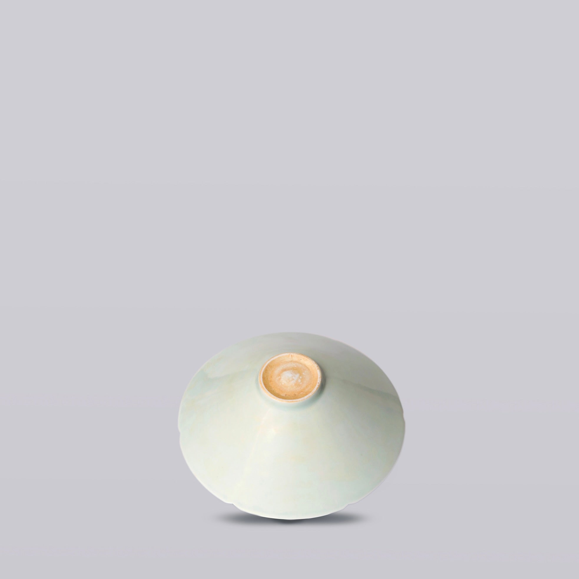 Celadon Porcelain Medium Conical Bowl - Thumbnail 4
