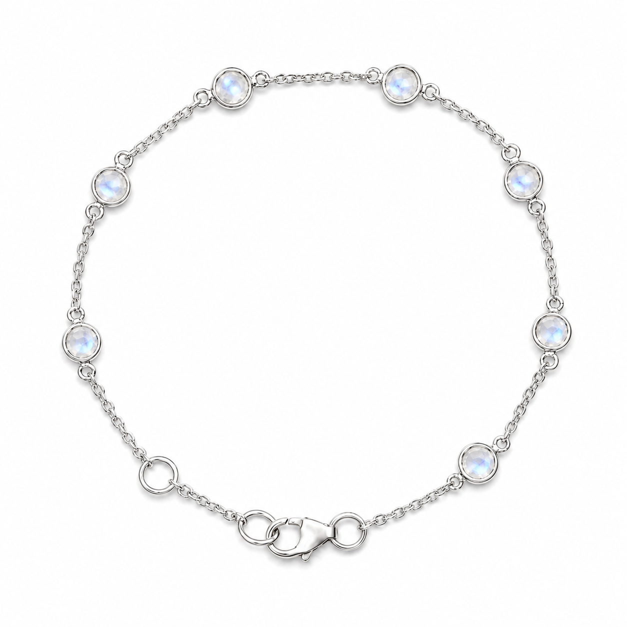 March Birthstone Bracelet — Aquamarine