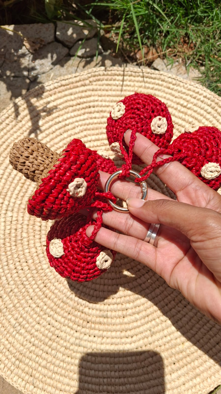 Mushroom Keyring