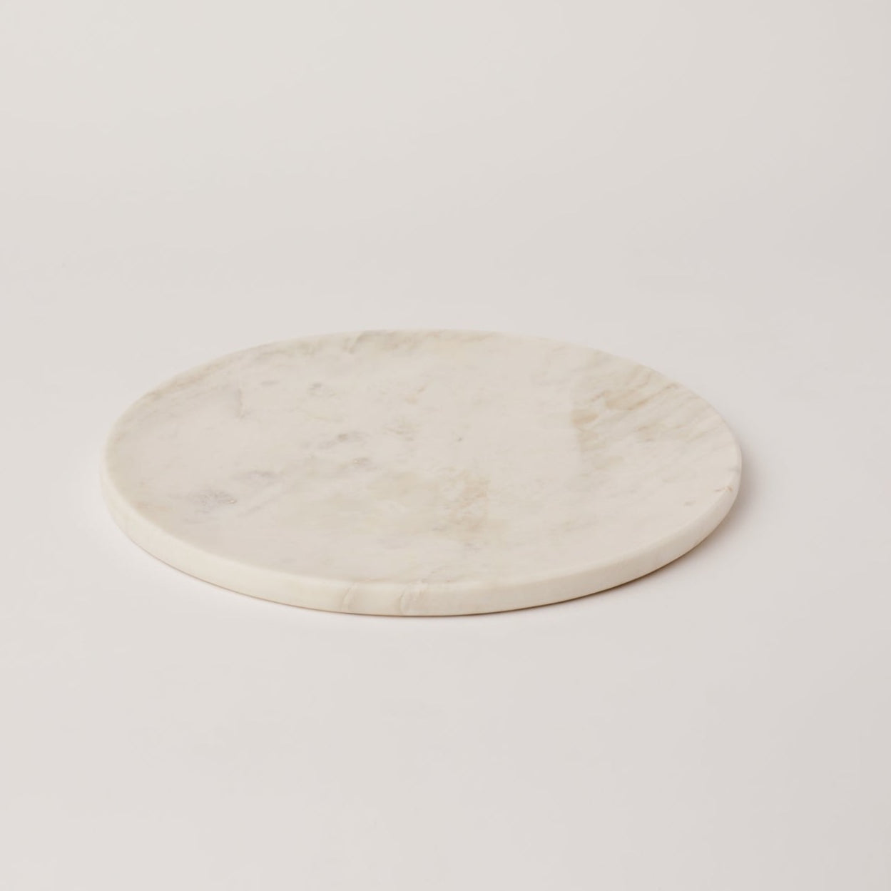 Fleck White Marble Platter - Thumbnail 2