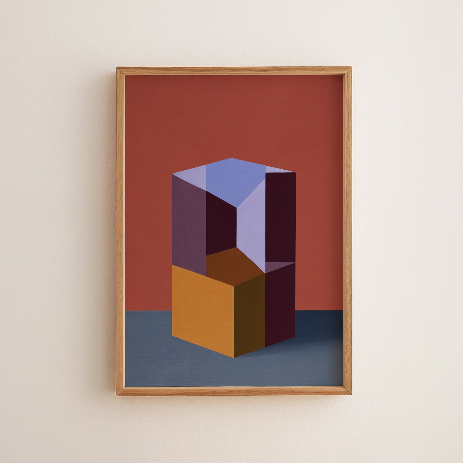 Form and Structure No. 07 — Geometric Abstract Art Print