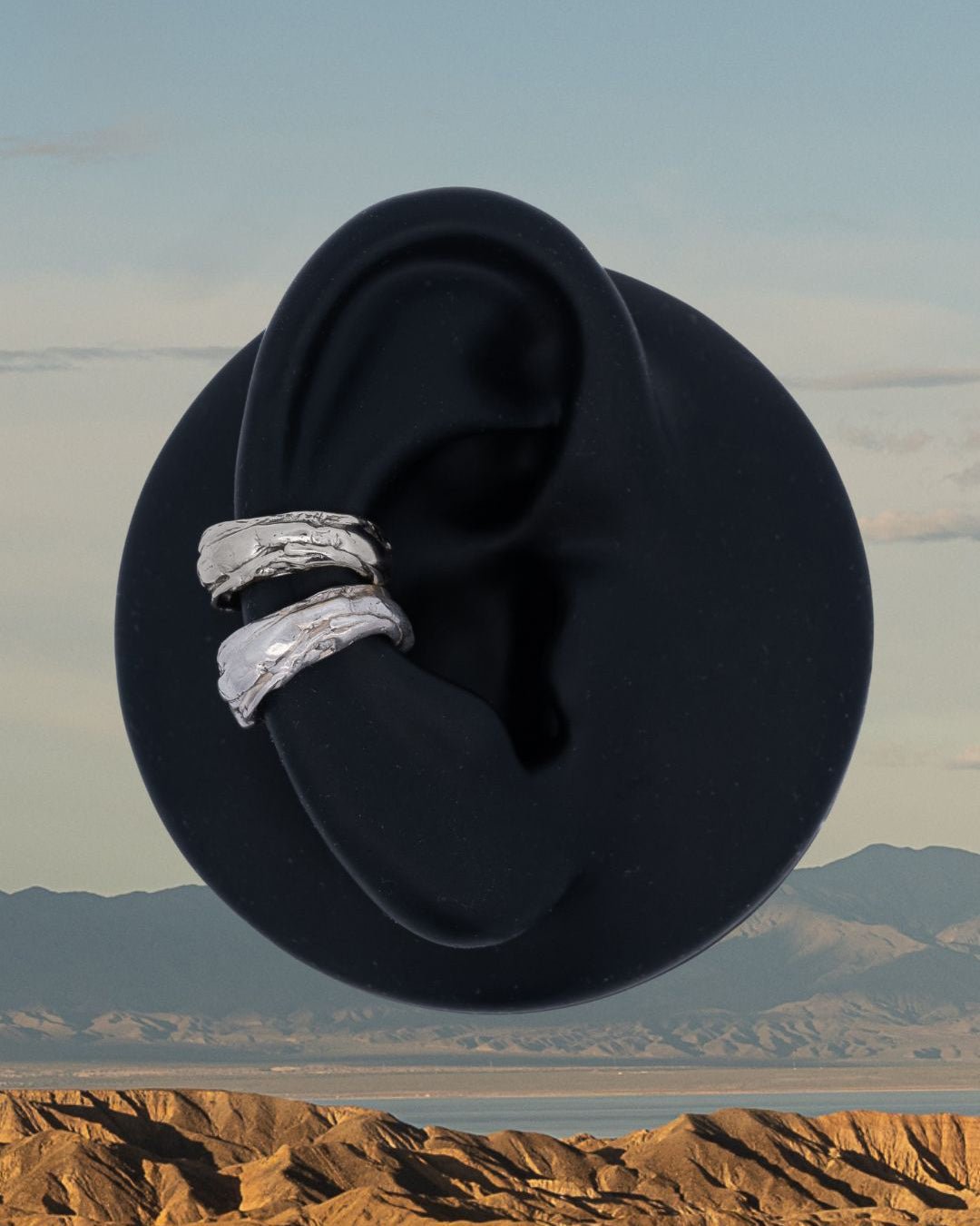 Arches Silver Ear Cuff - Dea Dia