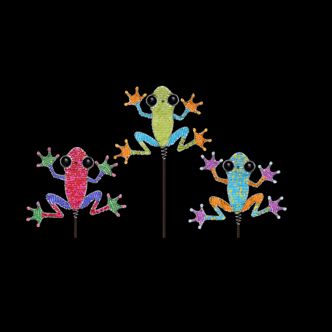 Frog Garden Stake Extol Accessories