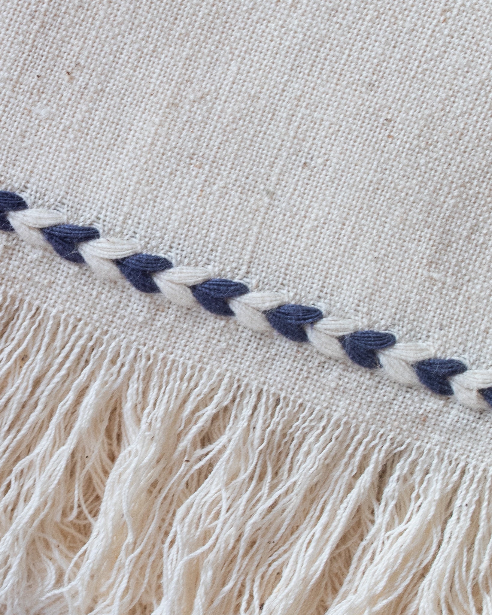 Indigo Braid Detail Napkin - Thumbnail 3