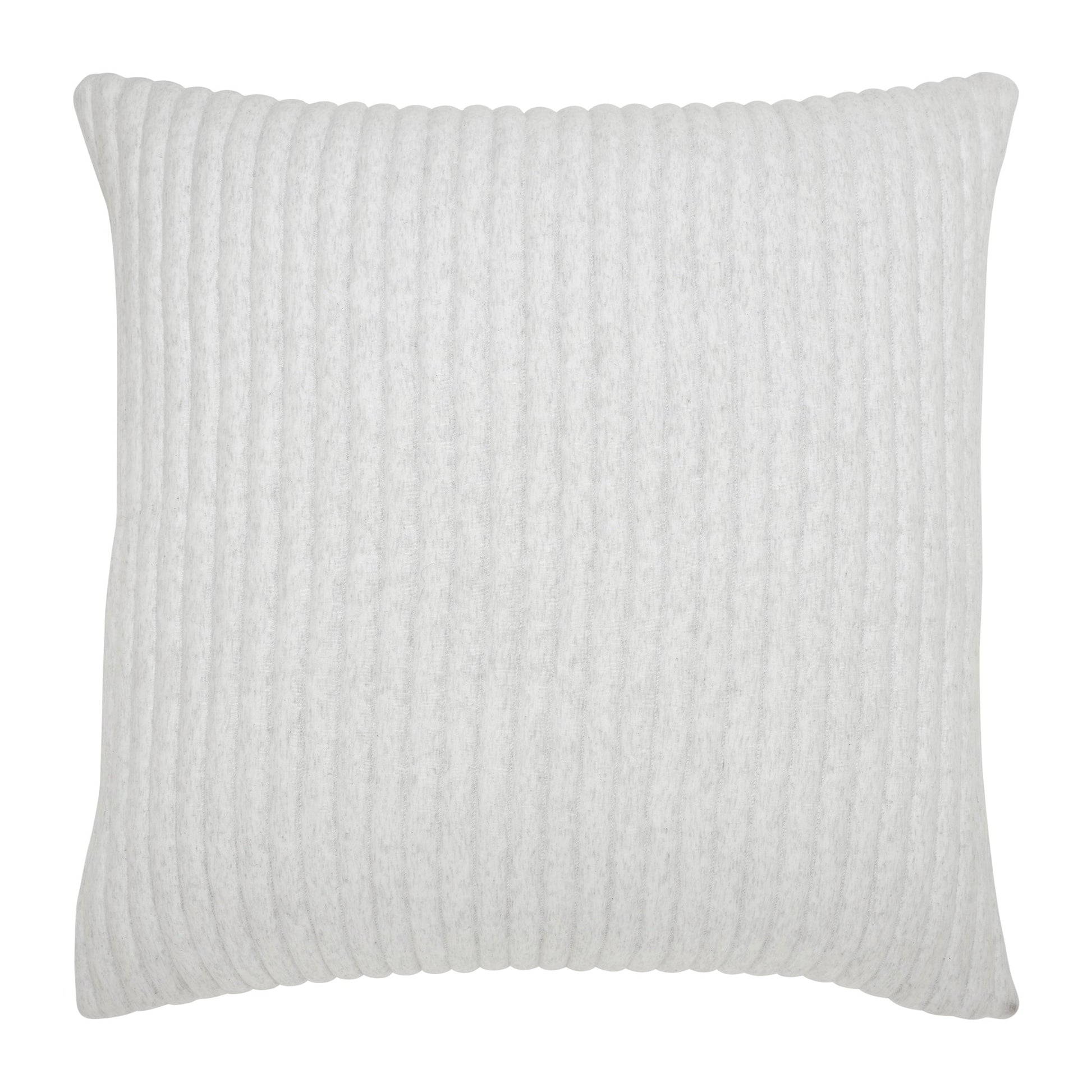 ES-374-2626_1|Plush white ribbed quilt, offering a cozy and inviting texture with distinct vertical stripes for contemporary bedroom decor.