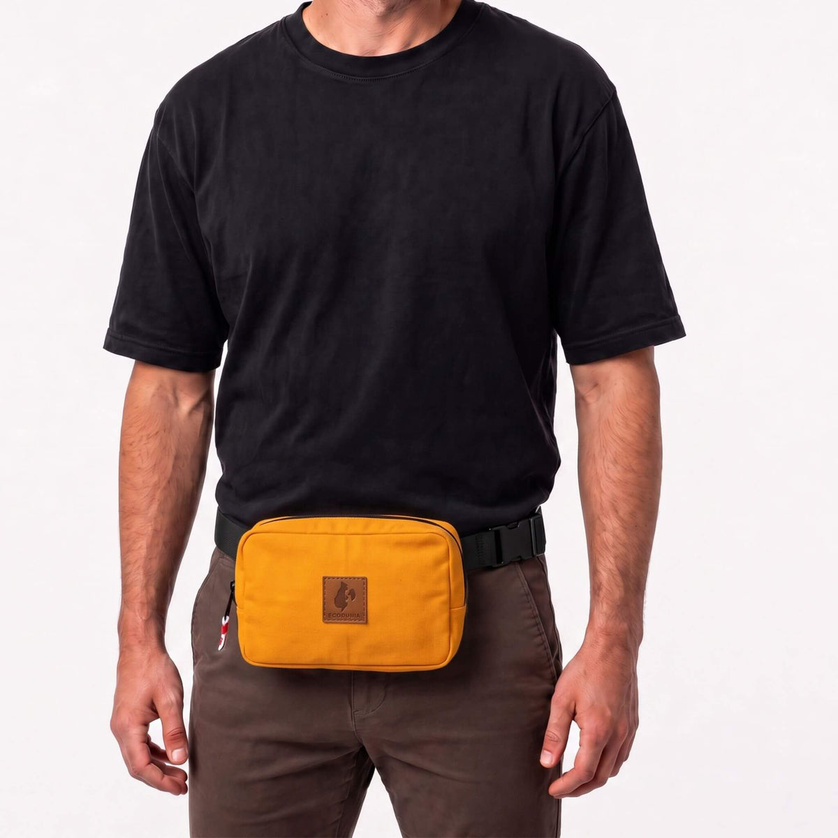 Canvas Crossbody Belt Bag Pouch, The Everywhere Belt Bag #color_orange