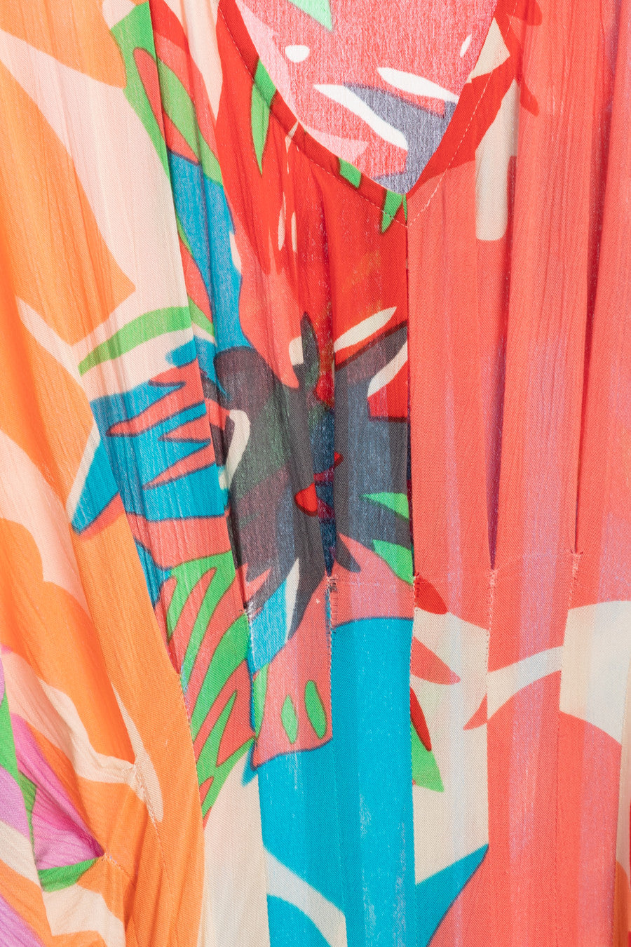 Multicolor Floral Kaftan Maxi - Dark Multi