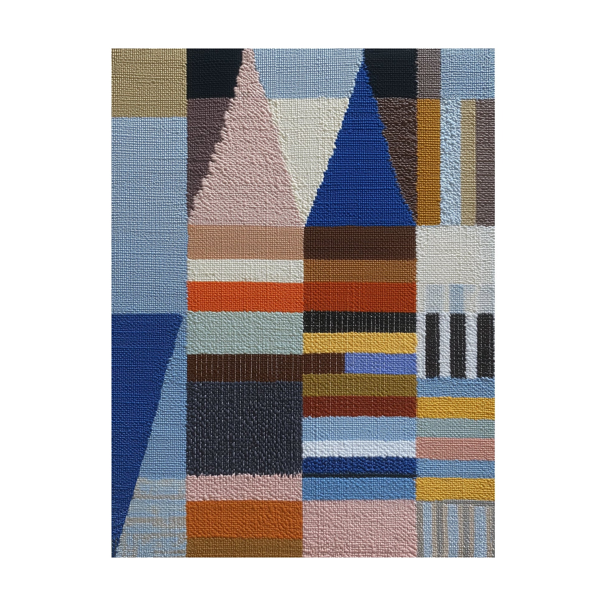 Woven Perspectives No. 04 — Geometric Abstract Art Print