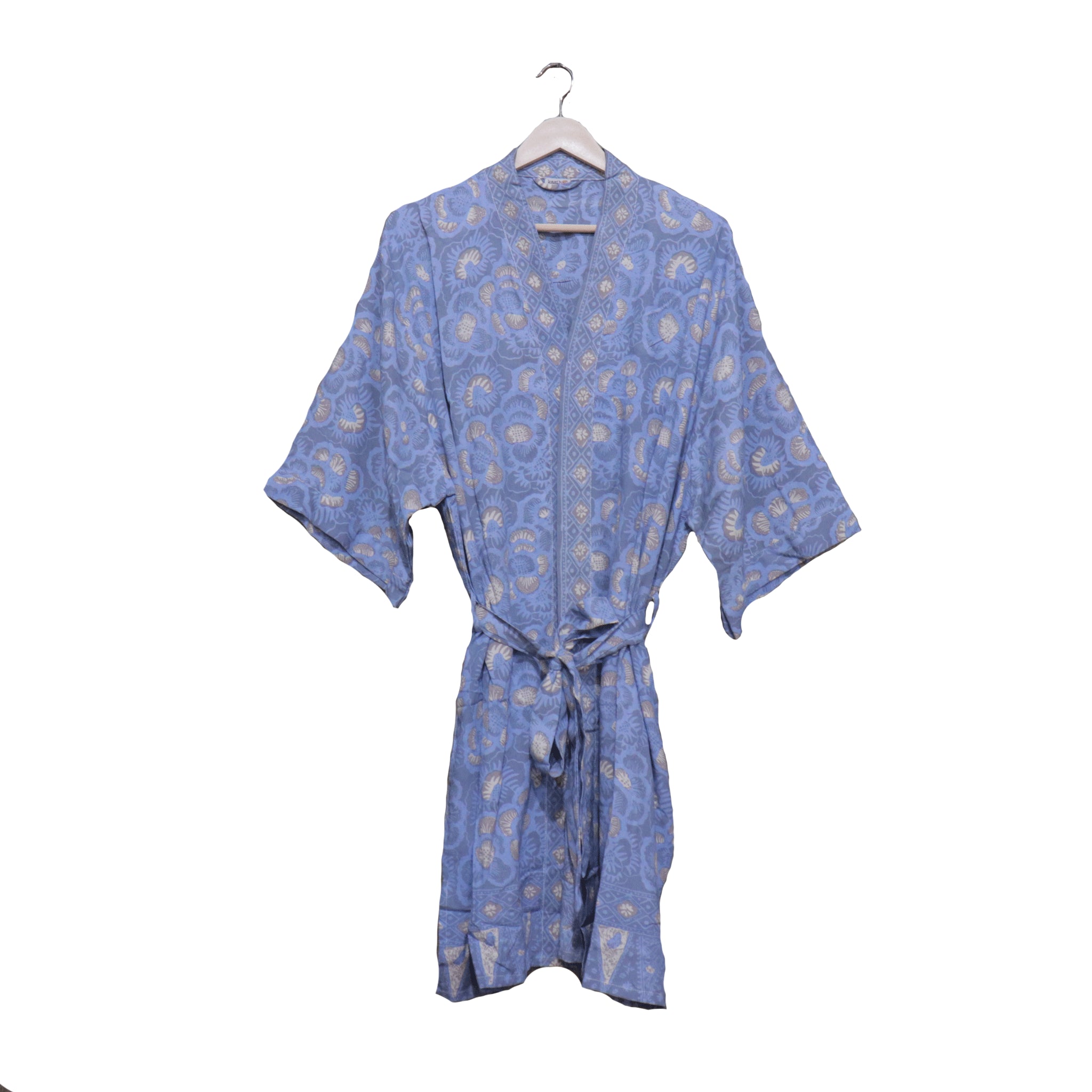 Hand Dyed Batik Robe/ Kimono