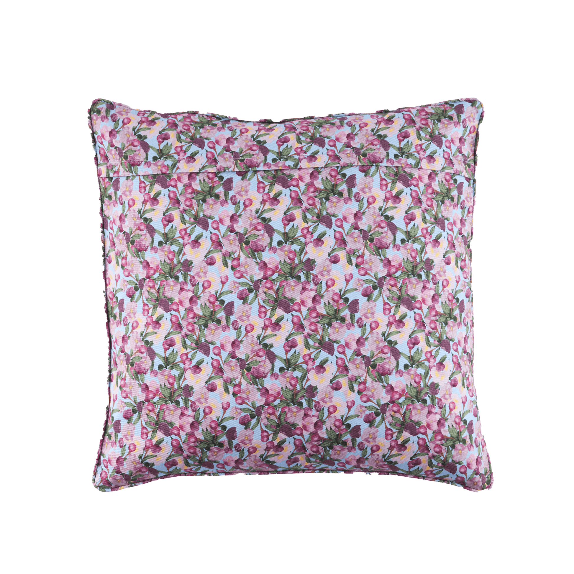 Square Pillow Cover Romance is Dead Blue - Sophie Williamson Design