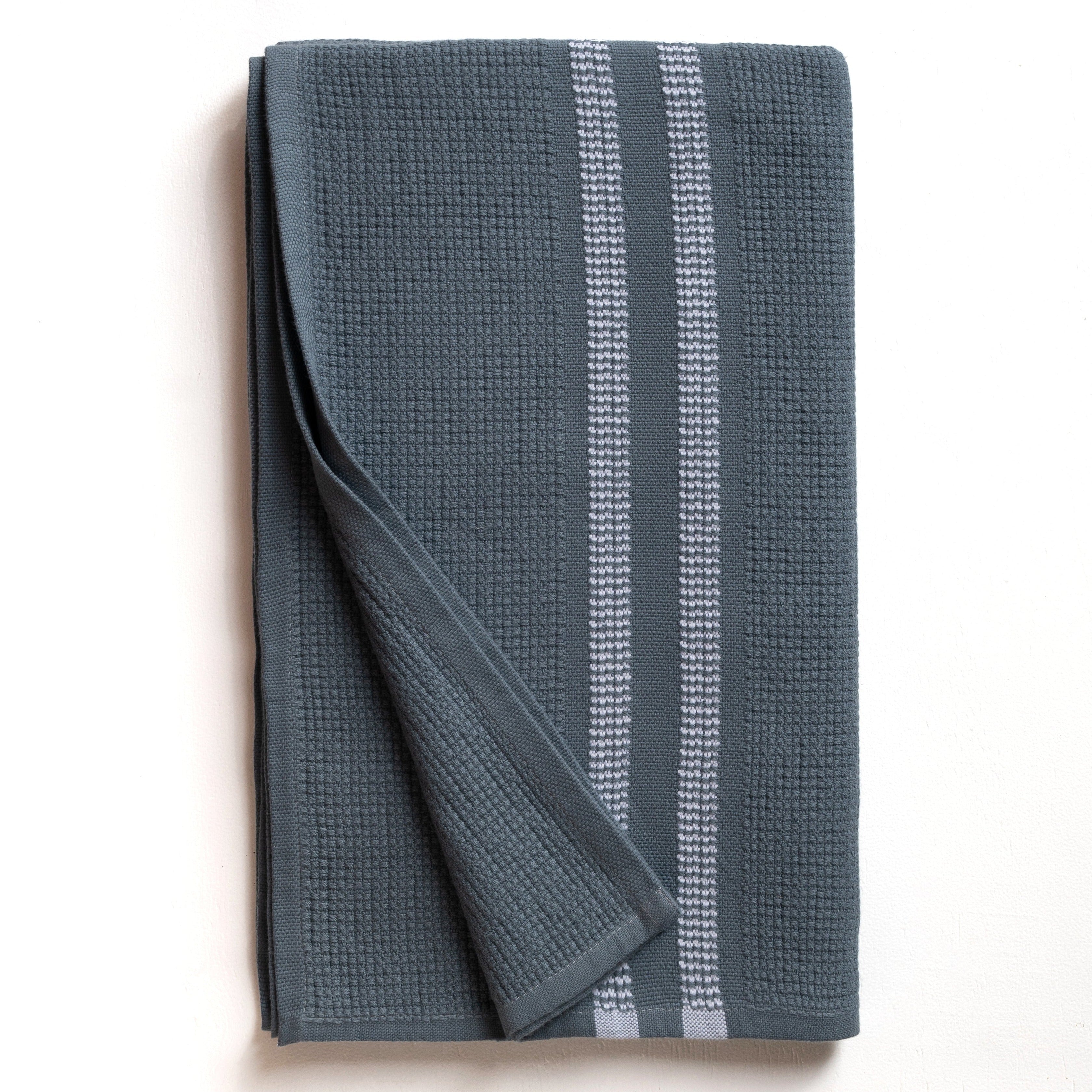 Organic Block Rib Bath Towel - orion