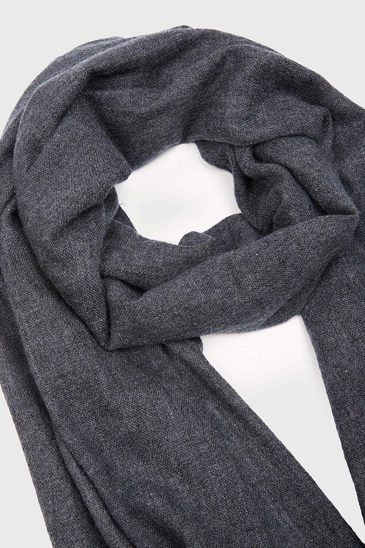 Delicate Wool Scarf dark charcoal