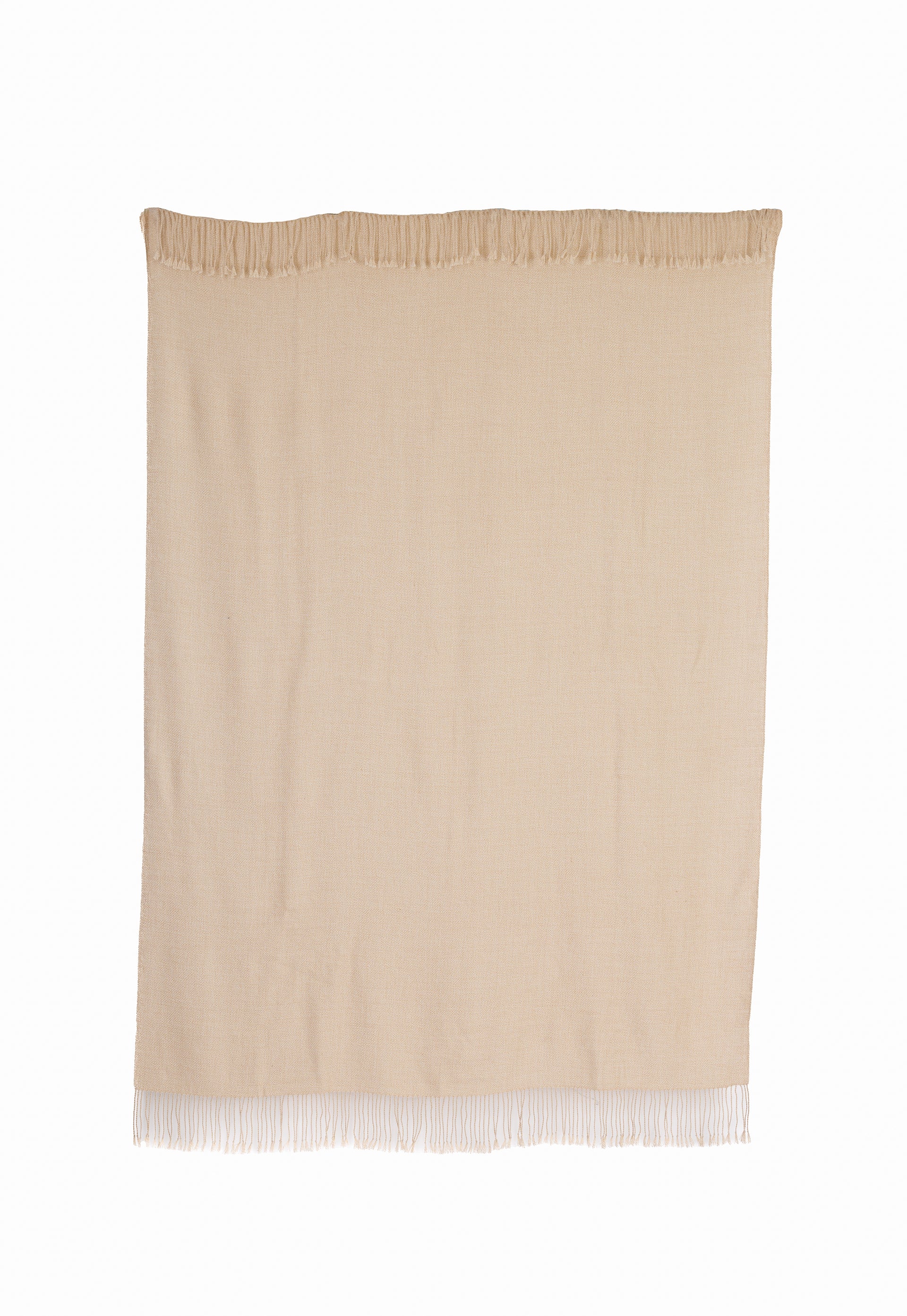 Wasi Collection - Undyed Ivory Mist Baby Alpaca Throw - Thumbnail 4