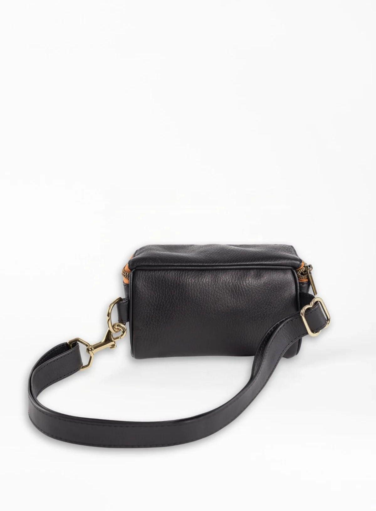 hip bag in black from our spring collection - interior view.