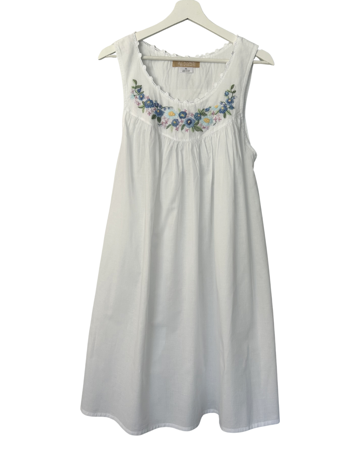 Blue Rosebud Nightgown