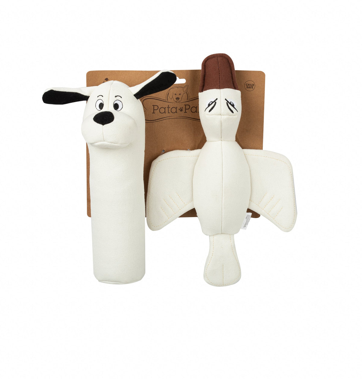 Dog Toy Bundle – Eco-Friendly Cotton Canvas – Dawgy & Ducky