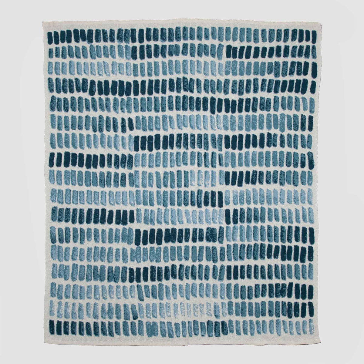 in2green Eco Throw Cotton Sustainable Knit Patterned Throw Blanket - Watercolor by Kelly Harris Smith 655646732152 KHS-WC-TR