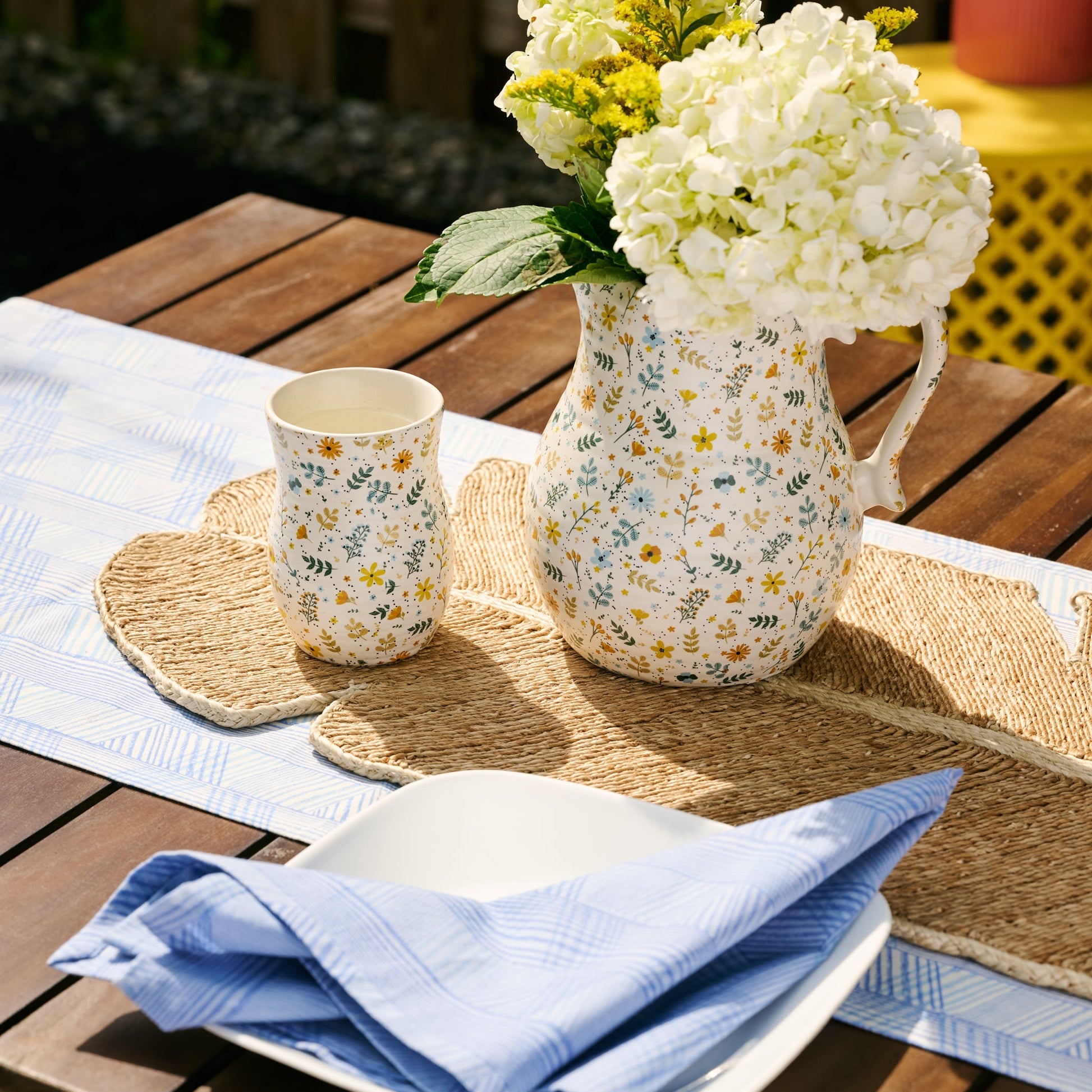 Tula Floral Ceramic Pitcher - Ten Thousand Villages